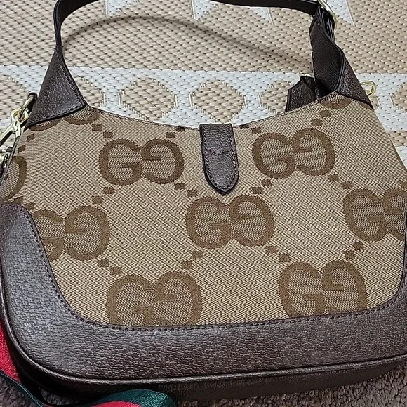 Brown and Cream Shoulder Bag - Picture 5 of 11